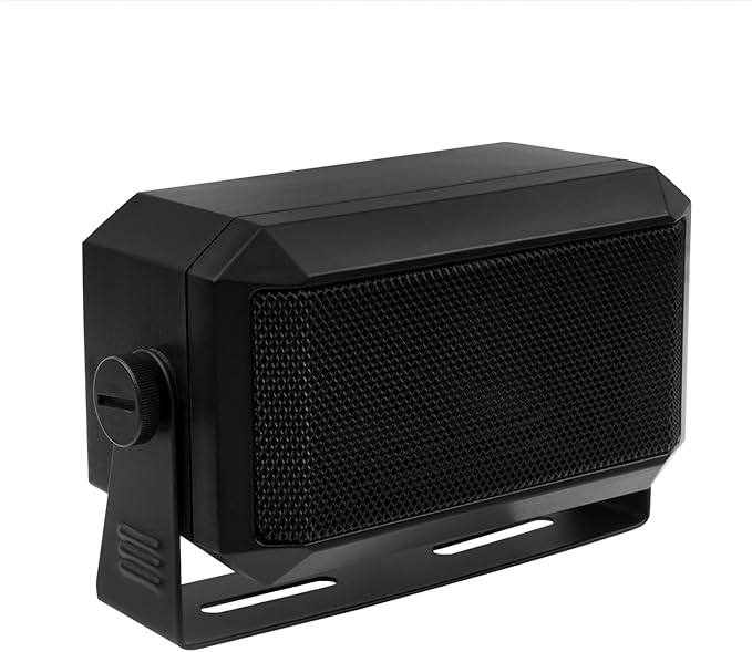 VECTORCOM Rectangular 3.5mm Plug 5W External Speaker/CB Speaker for Ham Radio, CB and Scanners TRD550
