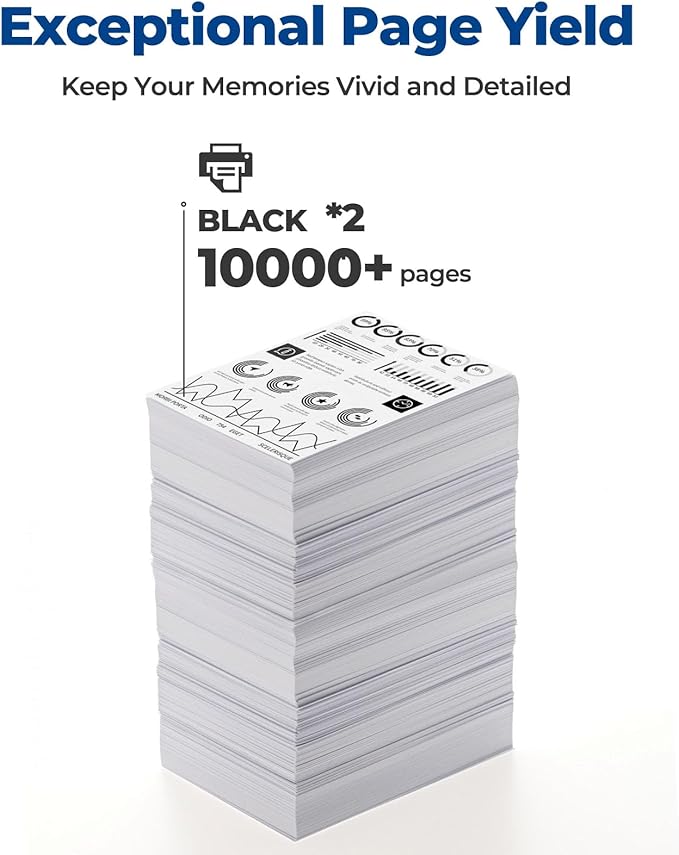 58X Toner Cartridge Black Laser Jet Pro M404dw Enterprise M406dn Compatible for HP 58X CF258X Toner Cartridges Replacement Pro M404dw M406dn M404dn M404n MFP M430f M428dw M428fdn fdw Printer(2 Black)