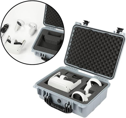 VR Carrying Case Outdoor Portable Storage Box Protector Glasses Bags(Grey)