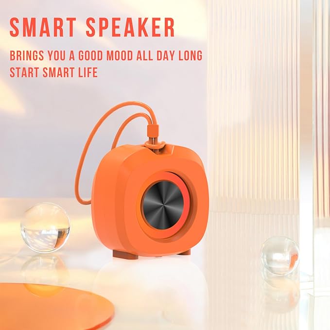 Bluetooth Speaker Portable Media Players Clear Loud Stereo Sound Deep Bass Wireless Speaker With Lights TWS IPX5 Waterproof Small Speakers Long Playtime for Home/Party/Outdoor/Beach Electronic Gadgets