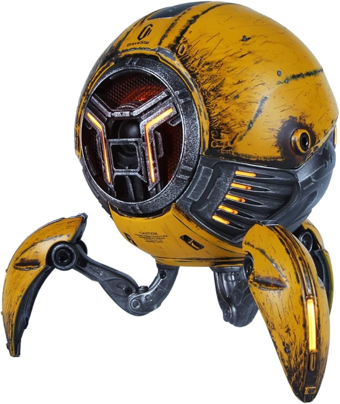 GravaStar Loudspeakers Mars Pro Portable Bluetooth Speaker New Version, Deep Bass Loud Stereo Sound, 15H Playtime, 6 RGB Lights, Dual Pairing, Portable for Home, Outdoors, Party, Camping, Home, Gifts