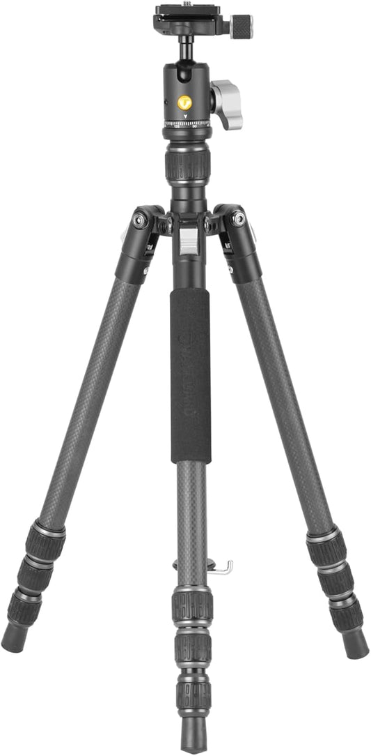 Vanguard Vesta GO 204CB Ultra Lightweight and Packable Carbon Fiber Travel Tripod with VEO BH-45 Ball Head
