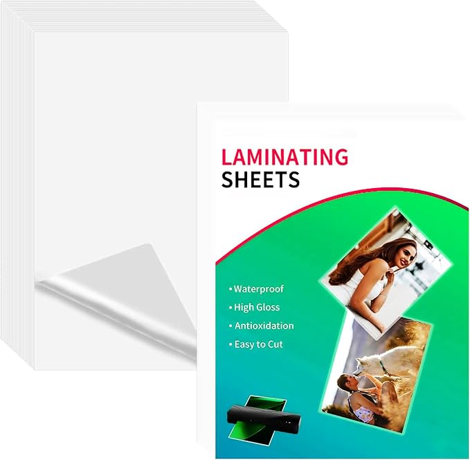 100 Pack Laminating Sheets 5 Mil Thickness, 9 X 11.5 inch Clear Thermal Laminating Pouches (Letter Size), for Education Supplies & Craft Supplies (5Mil - 100Pack)