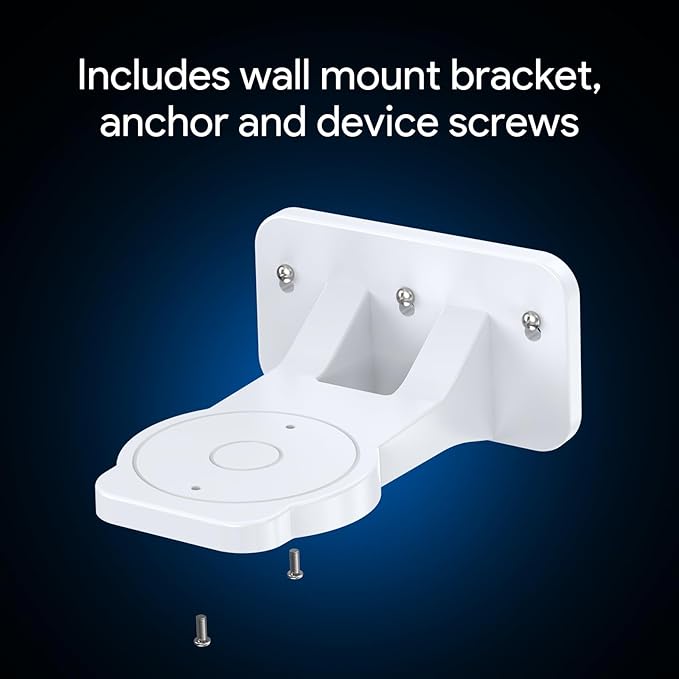 Wall Mount for Orbi WiFi 7 Router - Compatible with Orbi 970, 870, 770 Series & Nighthawk Wi-Fi 7 Mesh Systems, Orbi Secure Bracket Holder for Save Space & Boost Signal (RBEWMB-10000S) (White, 1-Pack)
