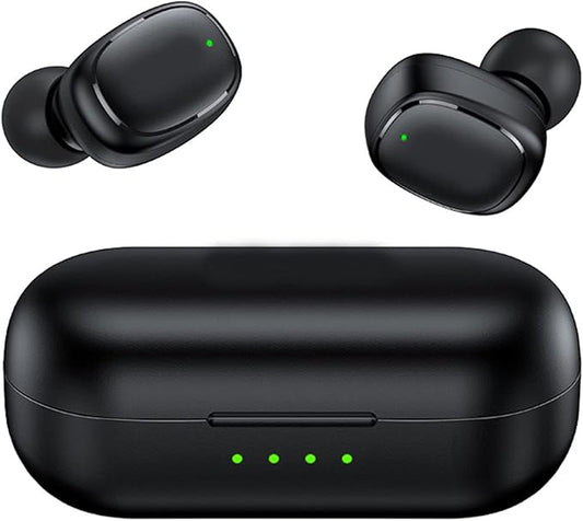 Wireless Earbuds, Bluetooth 5.4 Headphones HiFi Stereo, only 3g Light-Weight compact Wireless Ear Buds, IPX6 Waterproof, Fast Charging Case, Bluetooth Earphones Compatible with iPhone & Android, Black
