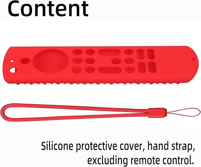 6.2 Inch Silicone Remote case for 2023 Fire TV Stick 4K Max 2nd/Fir TV Omni Series/FireTV 4-Series Remote,Toshiba/Insignia FirTV Remote Cover with Lanyard(Midnight Blue)