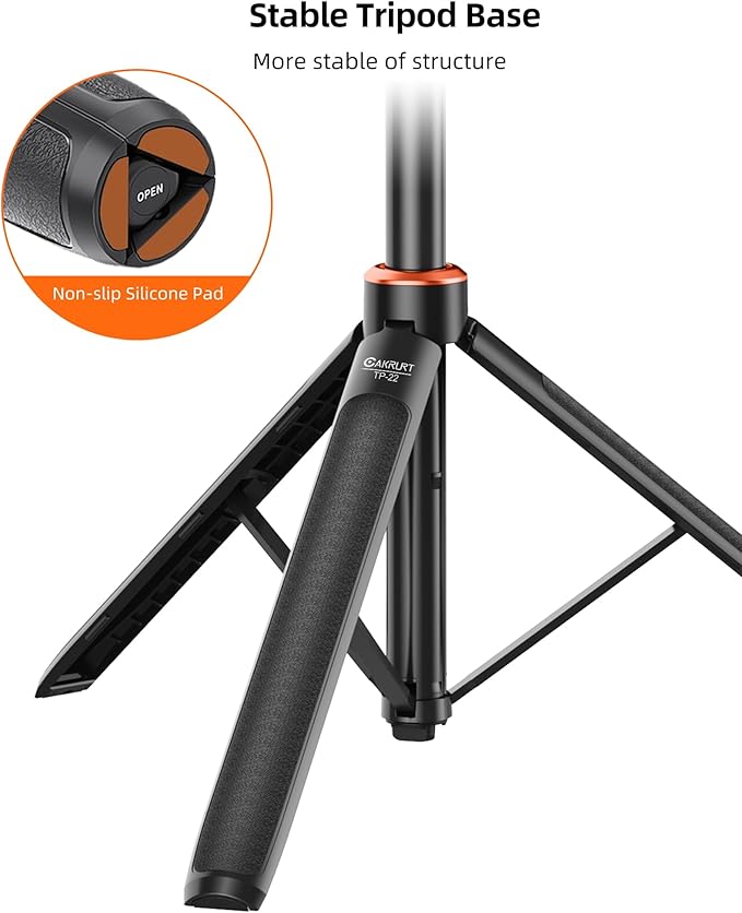 53.5" Osmo Action Selfie Stick Tripod for DJI Osmo Action 5 Pro, Osmo Action 4, Osmo Action 3, Osmo Nano - Extendable Travel Vlog Stand for DJI Osmo 360, DJI Osmo Pocket 3 - Osmo Action Accessories