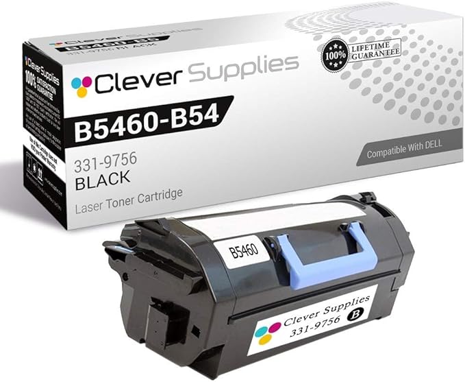 CS Replacement Toner Cartridge Compatible with Dell B5460-B5465 331-9756 Black Laser B3460 Laser B3460DN