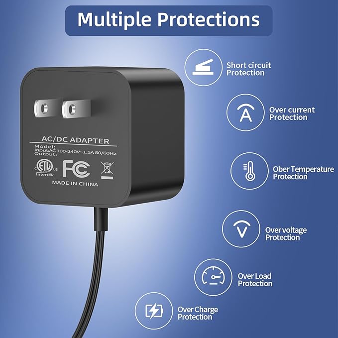 21W Power Adapter for Amazon Echo (1st & 2nd Generation) Echo Show (1st Gen) Echo Plus (1st Gen) Fire TV (2nd Gen) Echo Look Echo Link AC DC Adapter Supply
