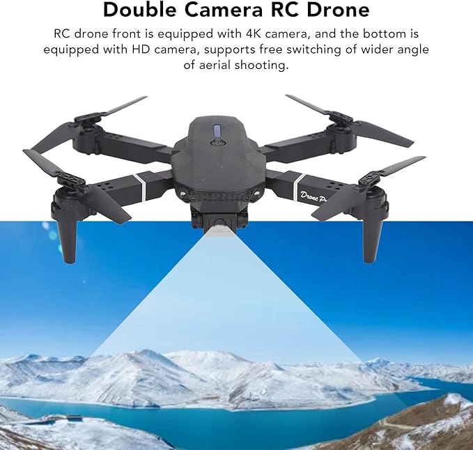 Foldable FPV RC Quadcopter for Kids, Mini Drone with Camera, Altitude Hold, 360° Flip, Small Helicopter