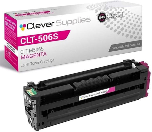 CS Replacement Toner Cartridge Compatible with Samsung CLT-506S CLT-M506S Magenta CLP-680ND CLX-6260FD CLX-6260FW