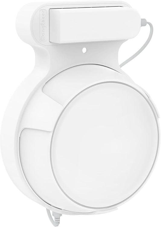 Wall Mount Bracket for TP-Link Deco BE23/BE25/BE3600/BE5000 Mesh WiFi 7 System Network and Power Cord Management Space-Saving TP-Link WiFi 7 Router Wall Mount Bracket (White-1Pack,White)