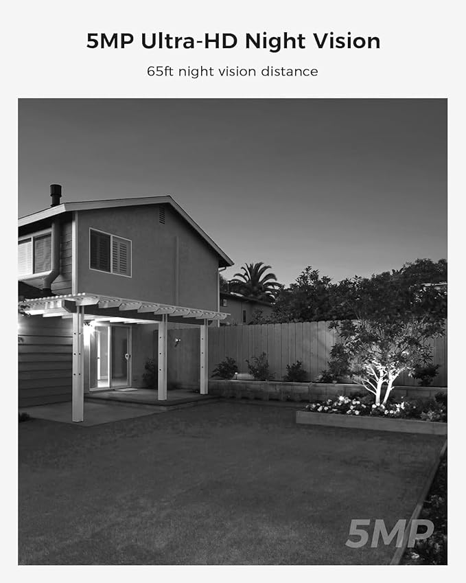 【Wireless Pro,Plug & Play】 Hiseeu 2.5K 5MP WiFi Security Camera System Outdoor,Expandable 16CH 8MP NVR, 1TB HDD,Spotlight,2 Way Audio, IP66 Waterproof, Motion Alert, DC Power Plug-in, 24/7 Recording