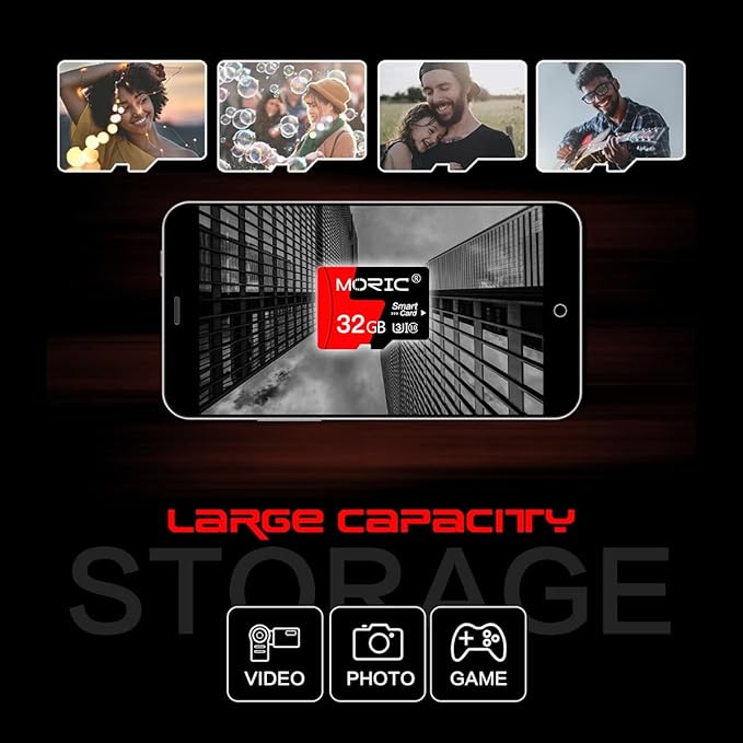 2 Pack 32GB Micro SD Card with SD Adapter High Speed Memory Card,C10 A1 Memory TF Card for Camera/Dash Cam/Smartphone/Tablet/Drone