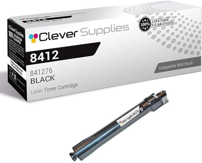 CS Replacement Toner Cartridge Compatible with Ricoh C2800 841276 Black Aficio MP C2800 Aficio MP C2800SPF Aficio C3300 Aficio MP C3300SPF C2828 C3333 LD528C LD533C MPC2800 MPC3000 Black