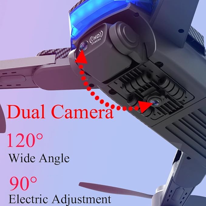 Lozenge L900 HJ90 MAX Brushless GPS Drone 360° Obstacle Avoidance Drones with Camera for Adults 4K Dual Camera RC Quadcopter Auto Return Follow Me 2 Batteries & Storage Bag