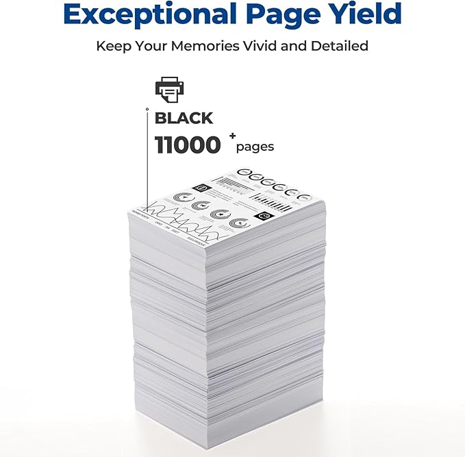 37X Toner Cartridges Replacement Enterprise M607, M608, M609 Series for HP 37X 37A Toner (with Chip) CF237X CF237A Works for Enterprise MFP M631, M632, M633 Series Printer 2Pack(2BK)