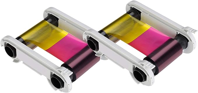 Bodno 2 x Evolis Zenius R5F002AAA Color Ribbon YMCKO - 200 Prints Software Demo