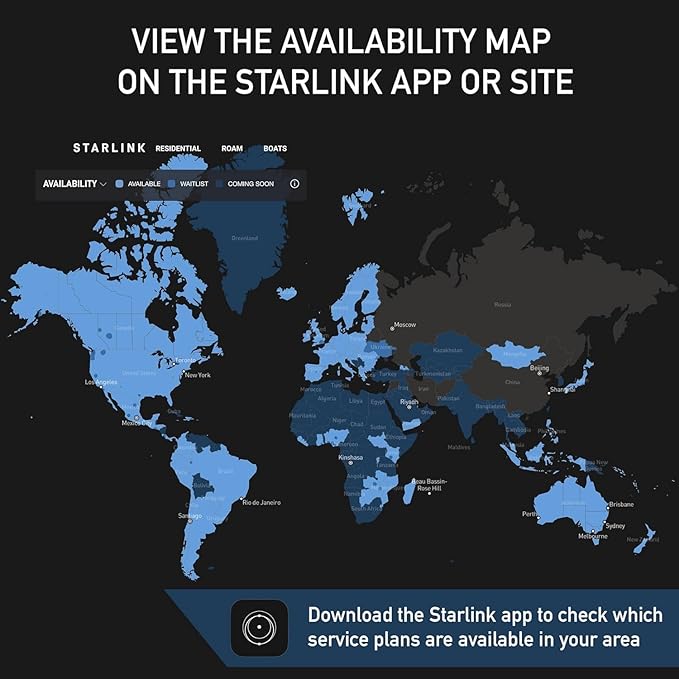 Starlink Mini – Portable Satellite Internet, Dual-Band WiFi, Original from SpaceX