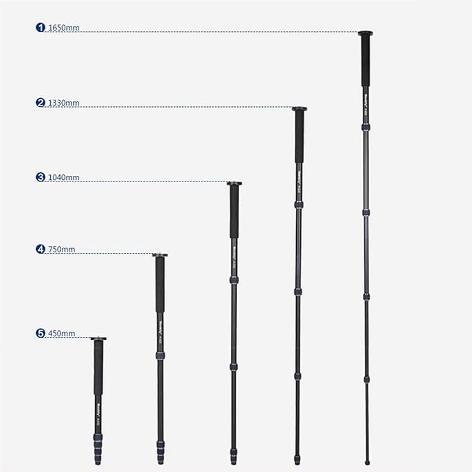 Nicama NC-T1 DSLR Camera Monopod Tripod with Removable Folding 3 Feet Base for Canon 5D3 6D Nikon D800 D600 D810 Sony A7S Sigma DV Gopro