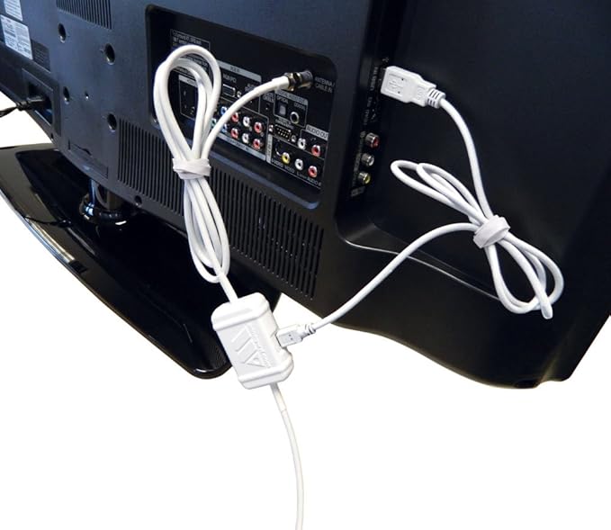 Winegard FL5500A FlatWave Amped Digital HD Indoor TV Antenna – Amplified, 4K & ATSC 3.0 Ready, High-VHF/UHF, 60 Mile Range, Dual Color, 6 ft Cable