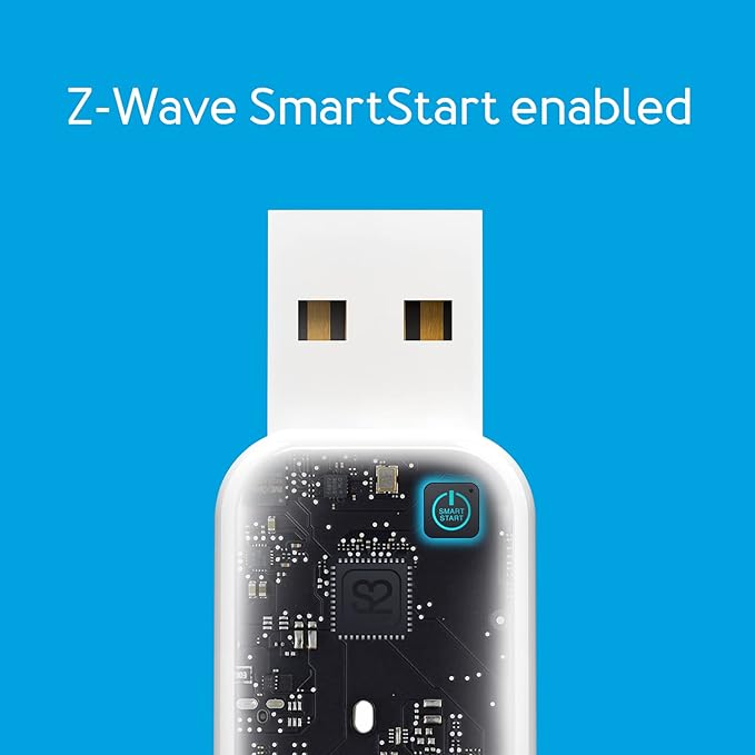Aeotec Z-Stick 7 Plus, Zwave Plus USB to Create Z-Wave hub, Gateway Controller with 700 Series ZWave, SmartStart and S2, Works with Raspberry Pi 4, Compatible with Home Assistant