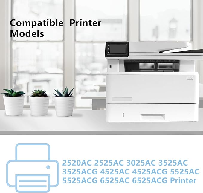 T-FC425U TFC425U T-FC425U-Y T-FC425U-M T-FC425U-C T-FC425U-K Toner Cartridges Replacement for Toshiba E-Studio 2525AC 3025AC 3525ACG 4525AC 4525ACG 5525AC 5525ACG 6525AC 6525ACG Printers