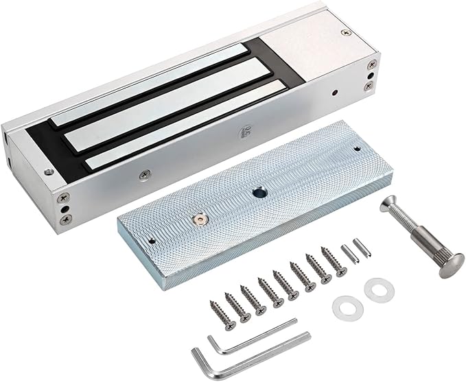 Tuya Smart Door Access Control System Kit, Waterproof Keypad Door Entry with 1200lb Magnetic Lock, Remote Control & App Unlock, Doorbell for Home & Office