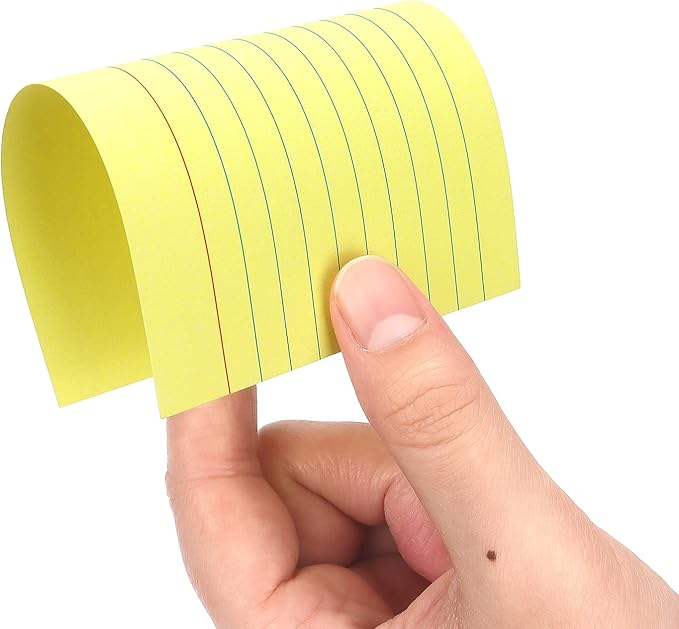 Tamaki Colored Index Cards 3 X 5 Ruled Note Cards Flash Cards for Studying, Home and Office Ruled Index Cards, 180 Count