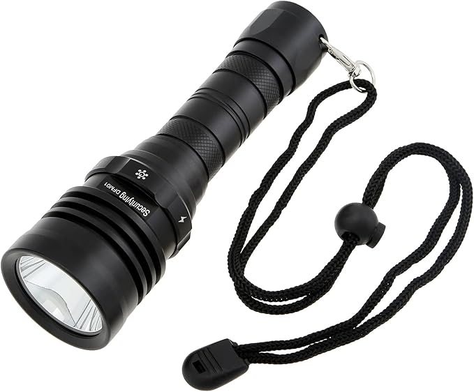 1800LM Dive Light Scuba Diving Flashlight,Super Bright Rechargeable Diving Flashlight with Magnetic Switch, 5 Modes Waterproof Underwater Light (100m/330ft) for Night Diving Underwater Photography