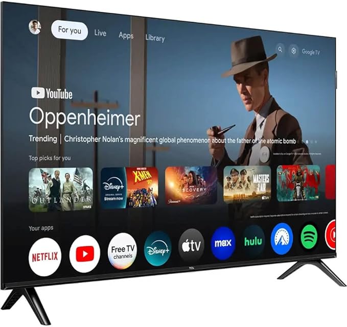 TCL 40-Inch Q3K Series 1080P FHD QLED Smart TV Bundle – HDR10, Google TV, Bluetooth Audio, Bezel-Less Design w/CPS Protection Plan, UAX HDMI Cable, Screen Cleaner with Microfiber