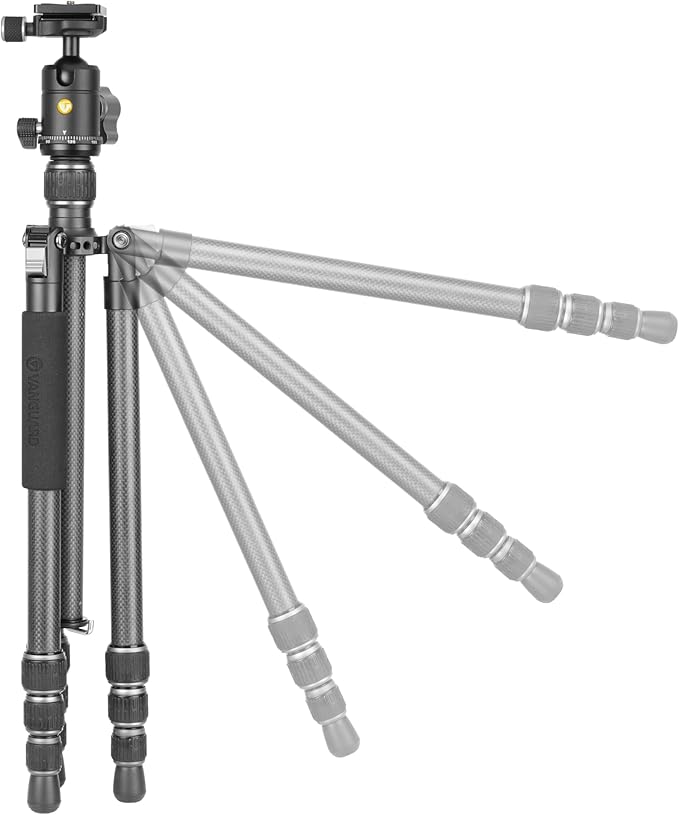 Vanguard Vesta GO 234CB Carbon Fiber Travel Tripod with VEO BH-50 Ball Head