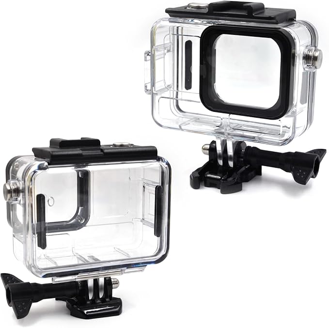 Waterproof Diving Housing for Insta360 Ace Pro Black,Waterproof Down to 60M/196FT,Underwater Photography Housing for Diving, Snorkeling with Floating Hand Grip