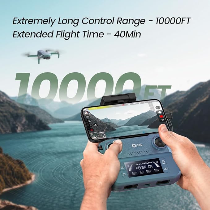 Holy Stone HS360S GPS Drones With 4K UHD Camera For Adults,FAA,249g Quadcopter Drone,10000 Feet Video Transmission,Auto Return,Follow Me, Brushless Motor,Beginner Mode, Special Gradient Color Edition