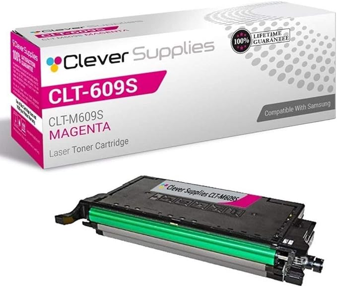 CS Replacement Toner Cartridge Compatible with Samsung CLT-609S CLT-M609S Magenta CLP-770 CLP-770ND CLP-775 CLP-775ND