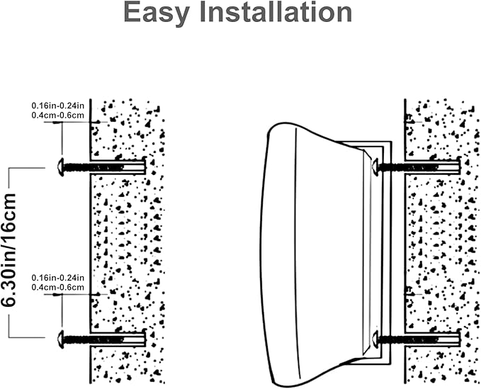 Herdio 5.25 Inches Passive Outdoor Speakers Wired Waterproof, 300 Watts Wall Mount Speakers All Weather for Patio Indoor Deck Countryard (1 Pair, Black)