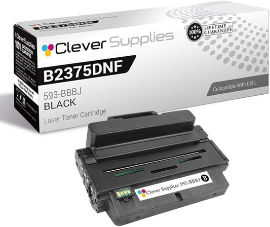 CS Replacement Toner Cartridge Compatible with Dell B2375DNF 593-BBBJ Black Multifunction B2375dfw Multifunction B2375dnf