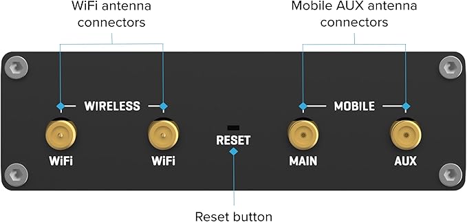 Teltonika RUT361 Industrial 4G LTE Router – Compact & Rugged Cellular Wireless Router with Ethernet, WiFi, VPN, RMS Support, Remote Monitoring, and IoT connectivity (RUT361200800)