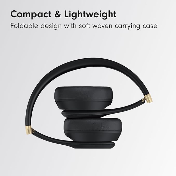 Beats Solo 4 Wireless Headphones with 20W Power Adapter - Black & Gold