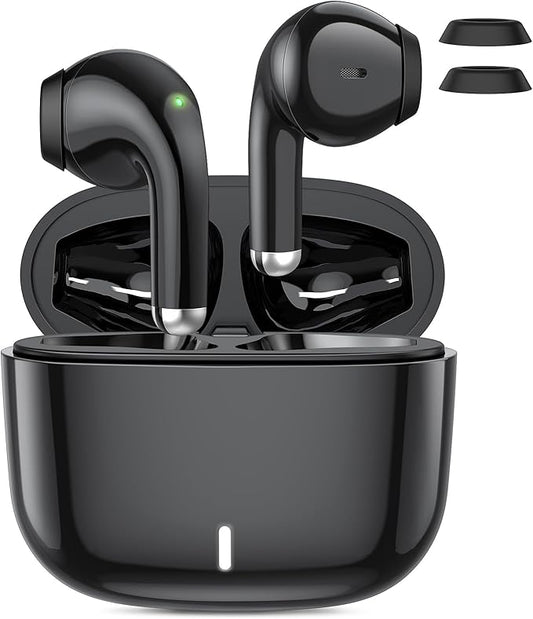 ACAGET Wireless Headphone for Samsung Galaxy S24 Ultra S25 S23 FE S22 S21 Plus Bluetooth 5.3 Earbuds Noise Canceling Earphones for iPhone 16 15 17 Pro Max 14 13 HiFi Stereo Earphone for Galaxy Z Flip