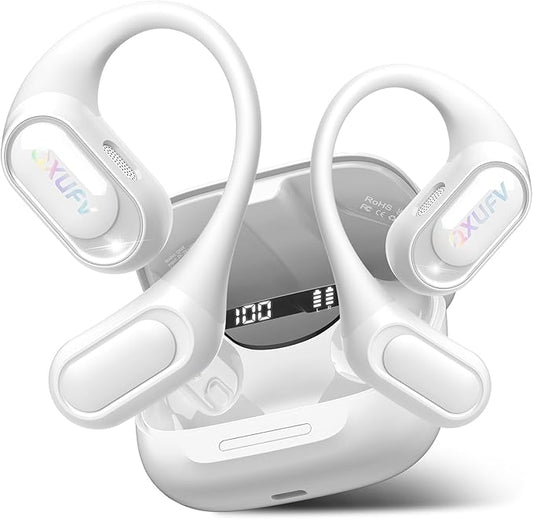 AI Translation Earbuds Real Time with Audio and Video Calls, 164 Language/7 Translation Modes Translator Earbuds Bluetooth 5.4 with APP, 50H Translate Ear Buds Device for Business/Learning, White