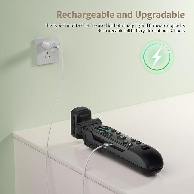 for Sony Camera Tripod with Rechargeable Shutter Release,AODELAN Shooting Grip Wireless Remote Control Handle for A7C,A7III,ZV-1,ZV-E10,ZV-1F,A6100,A6400,A6700,A7IV,RX100 VII,A9,A9 II,DSC-RX0 II