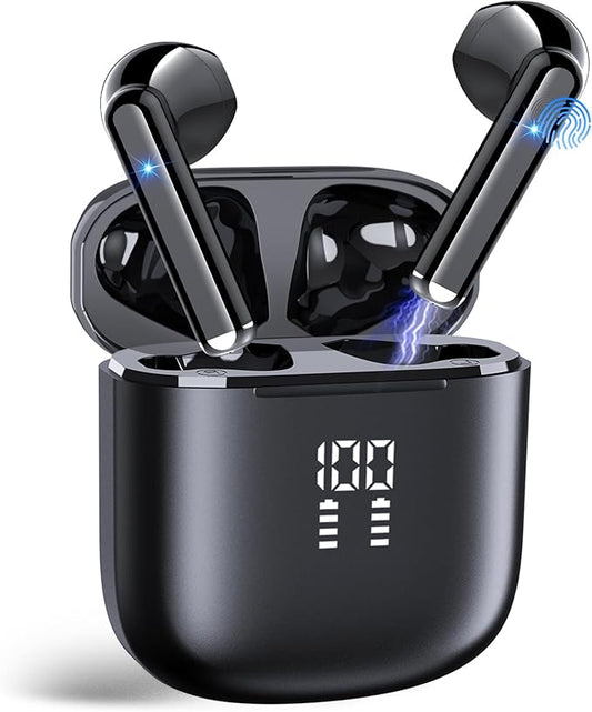 AI Translation Earbuds Real Time, 164 Language Translator Earbuds 3-in-1 Bluetooth 5.4 with APP, Translation Headphones with 6 Translation Modes Translating Device for Travel/Business/Learning, Black