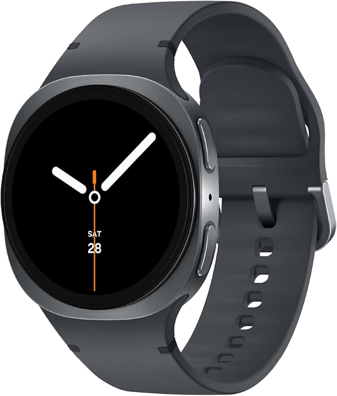 Samsung Galaxy Watch 8 (2025) 40mm LTE Smartwatch, Cushion Design, Fitness Tracker, Sleep Coaching, Running Coach, Energy Score, Heart Rate Tracking, Graphite [US Version, 2 Yr Warranty]