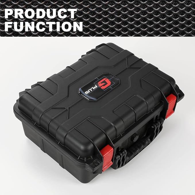 VR Carrying Case Outdoor Portable Storage Box Protector Glasses Bags(Red&Black)