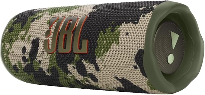 JBL Flip 6 - Portable Bluetooth Speaker, powerful sound and deep bass, IPX7 waterproof, 12 hours of playtime, JBL PartyBoost for multiple speaker pairing for home, outdoor and travel (Camo)
