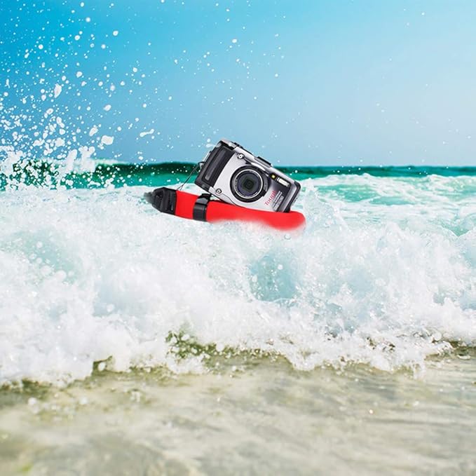 2 Pack Waterproof Camera Float Strap for Nikon W300 W150 W100 AW120 AW110 Kodak PIXPRO WPZ2 Olympus TG7 TG-7 TG6 TG-6 TG5 TG-5 TG4 TG-4 Fuji Fujifilm XP140 XP130 XP120 XP90 & More Underwater Camera