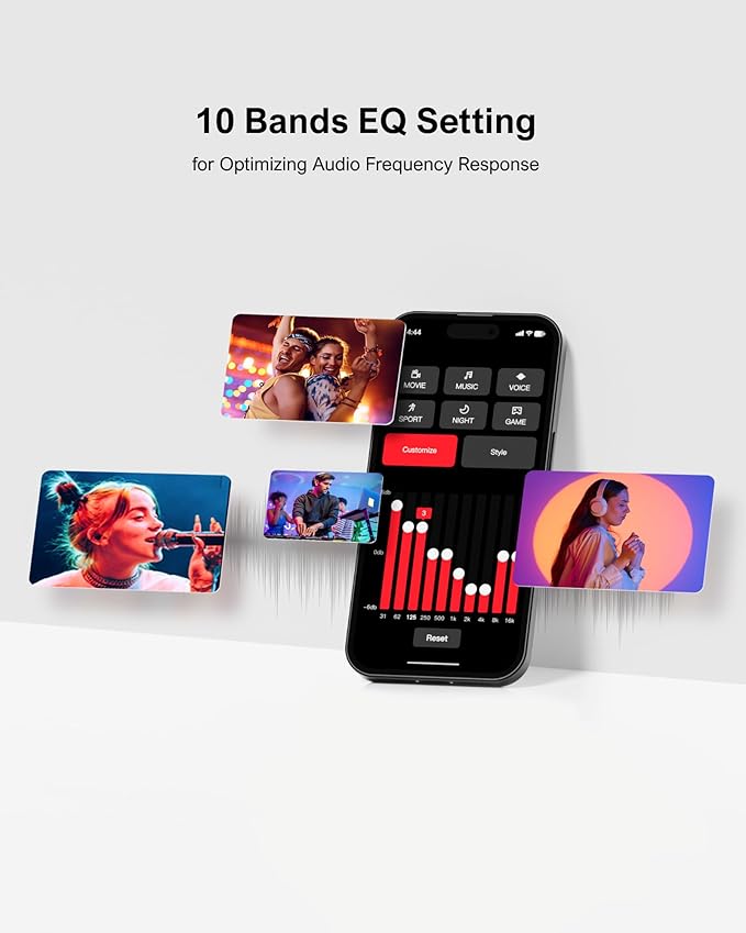 ULTIMEA 5.1ch Sound Bar with Dolby Atmos, Surround Sound System for TV, Sound Bar for Smart TV and Home Theater, App Control, TV Soundbar with Subwoofer, 2 Surround Speakers, HDMI eARC, Aura A50 Pro