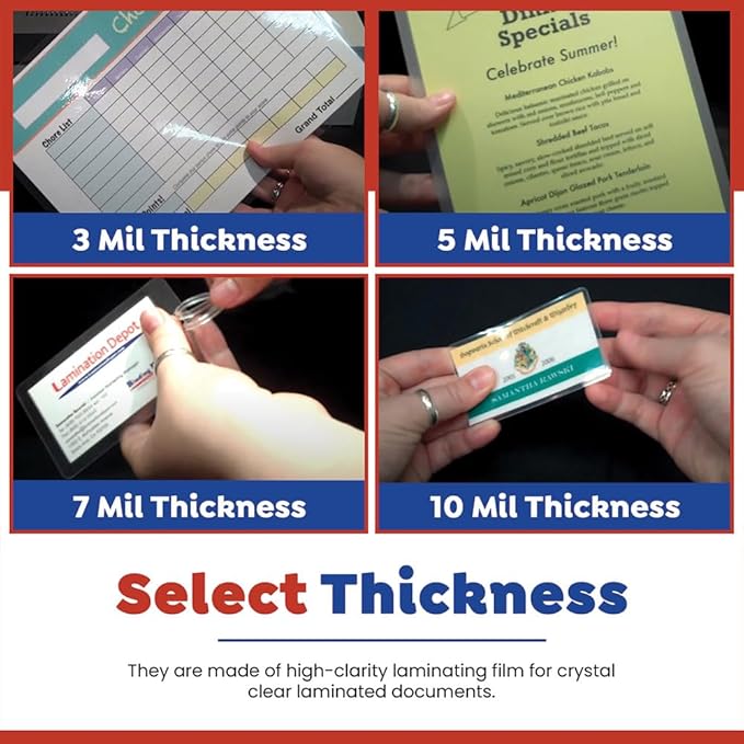 TruLam 3 Mil Laminating Pouches with Rounded Corners | Large Square Size | 12 in. x 12 in. | Glossy Finish | Premium Adhesive for High-Clarity | 2 Carriers Included | 100 Pack