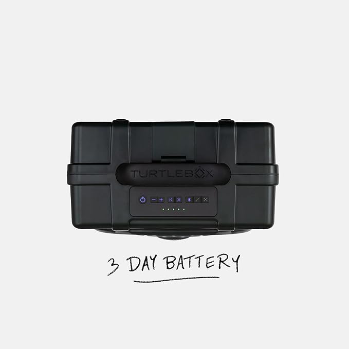 Turtlebox Original Gen 3: Portable Outdoor Bluetooth Speaker – Ultra-Loud (120dB), Waterproof (IP67), Rugged, Impact-Resistant, 3-Day Battery | Party Mode: Unlimited Pairing Stereo, Green/Burnt Orange